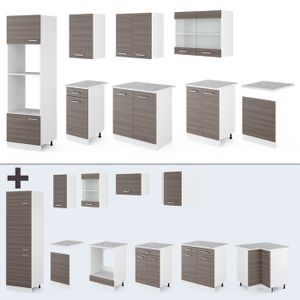 Cuisine équipée Vicco R-Line – 300 Cm, Couleur Anthracite