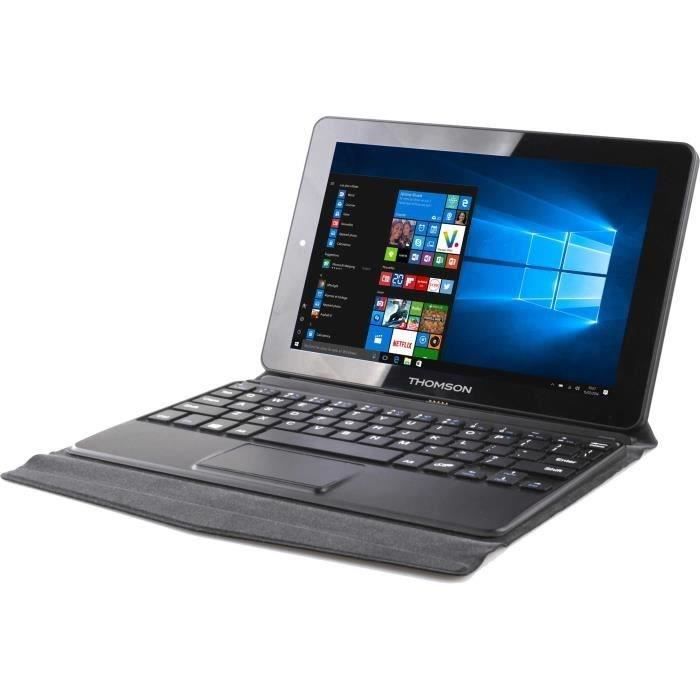 Ordinateur Convertible THOMSON - 8,9 pouces - Intel Baytrail Z3735F - RAM 1Go - Stockage 32Go