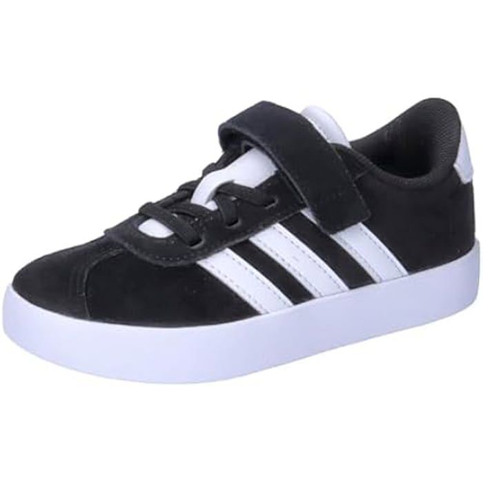 Adidas Chaussures Basses - ADIDAS - VL Court 3.0 - Suède - Lacets Élastiques - Enfant Mixte