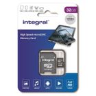 Carte mémoire flash - INTEGRAL MEMORY - Micro SDXC 32GB - Haute Vitesse 100MB/s de vitesse de transfert