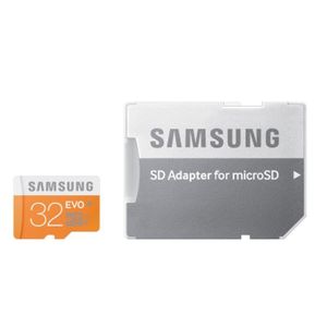 Samsung Carte Mémoire EVO Micro SD Classe 10 16 Go Avec Adaptateur SD 