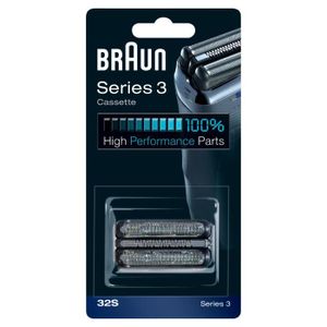 Tête De Rasoir 52B/52S Pour Tondeuse Braun Série 5 (5020, 5030, 5040...) - Neuf Sous Blister