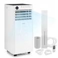 Climatiseur Mobile 9000 BTU 2,5kW Wifi 4 en 1 R290 COSTWAY-Refroidissement,Déshumidificateur,Ventilateur,Mode Nuit-Kit Fenêtre-42㎡