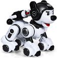 GIANTEX Robot Chien Intelligent Télécommandé pour Enfants avec Fonction Interactive et Programmable, Cadeau pour Enfant 6+ Ans,-0