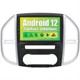 Junsun Autoradio Android 12 2Go+64Go pour Mercedes Benz Vito 2014-2020，10 pouces avec Carplay GPS WiFi Bluetooth Android Auto-0
