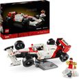 LEGO Icons 10330 McLaren MP4/4 et Ayrton Senna, Set Modèle Réduit de Voiture pour Adultes-0