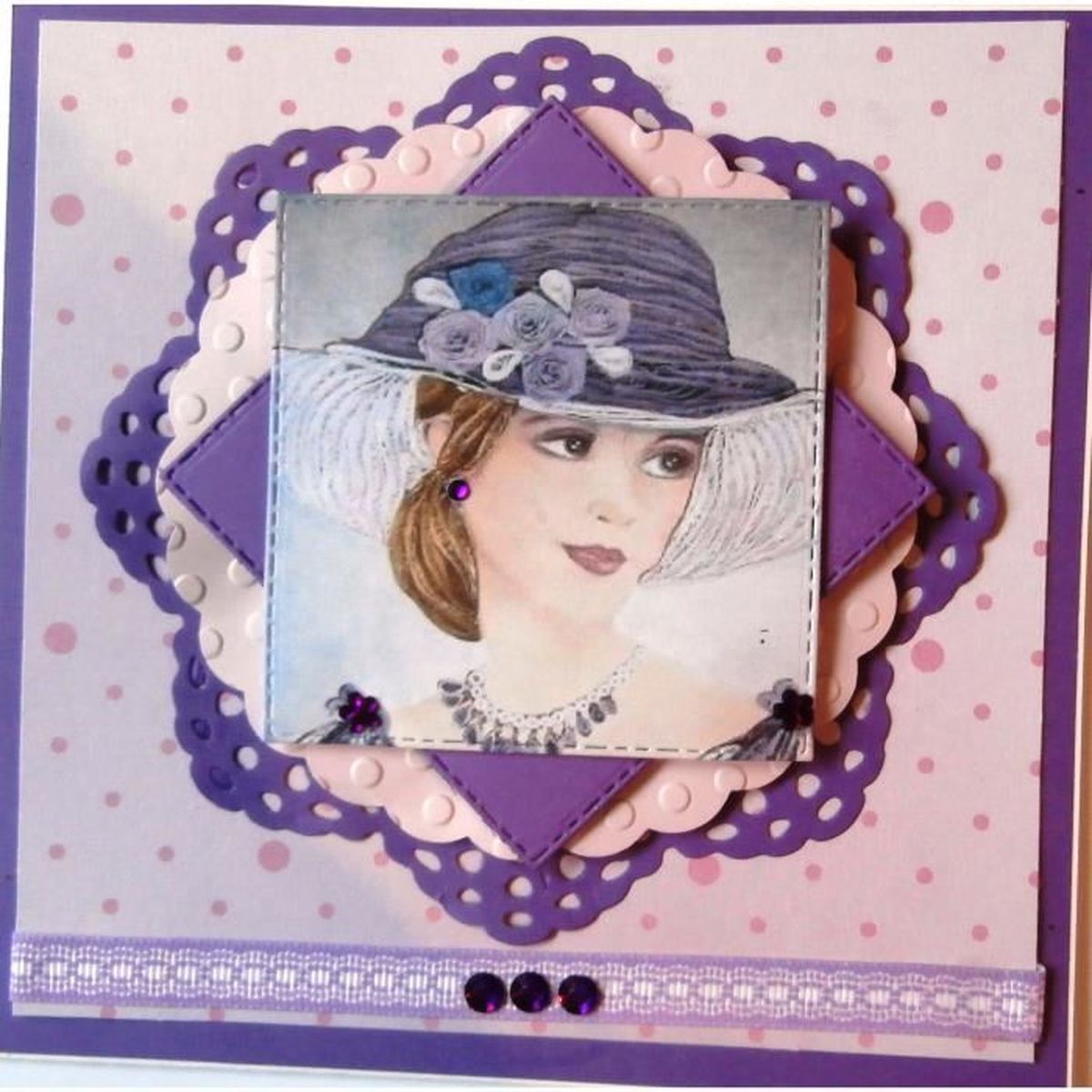 Carte Anniv Porte Billet Femme Chapeau Mauve Achat Vente Carte Correspondance Carte Anniv Porte Billet Fe Cdiscount