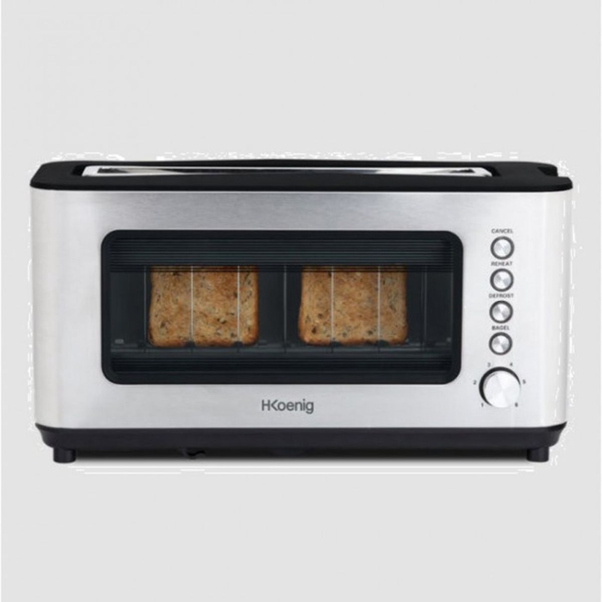 View7 Grille Pain 2 Tranches Avec Vitre Transparente Achat Vente Grille Pain Toaster Cdiscount
