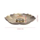 SURENHAP Brûleur d'encens Porte-Encens Assiette Fleur de Prunier Support de Brûleur de Bâton Bronze en Alliage de Zinc deco statue