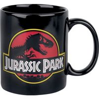 Mug Jurassic Park Noir Logo Unique