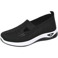 Chaussures Confort Femme - Maille Respirante, Semelle Antidérapante, Sans Lacets