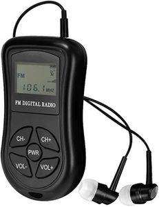 RADIO CD CASSETTE Noir Petite radio portable à piles avec écran LCD 