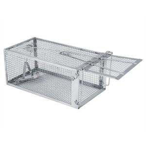 Simple//double porte Rat Cage Souris Répulsif Camping Rat Piège Attraper Appât Hamster