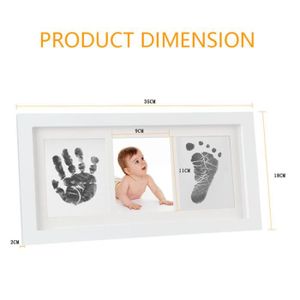 Acheter Kit d'encre pour empreintes de mains de bébé, tampon d'encre Clean  Touch, souvenir de jalon avec Clip de corde de cadre