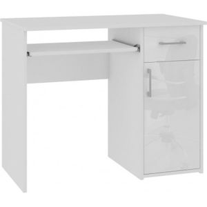 Bureau cher 2 tiroirs table de travail Coiffeuse Table Blanc Maison De Campagne