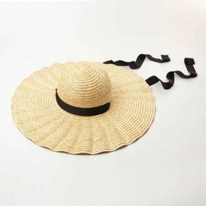 CASQUETTE Casquette,Chapeau de paille noir naturel pour femm