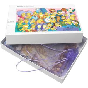 PUZZLE 500 Pièces De Puzzle Pour Adultes Les Simpsons Famille Affiche Enfants Puzzle Ensembles De Puzzle Pour La Famille | Jeu Éduc[u14188]
