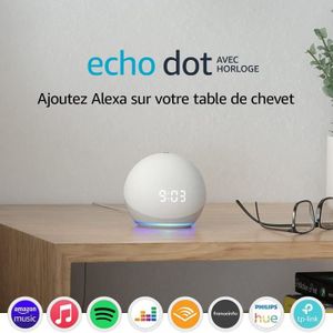 Pack connecté : Echo Dot 3 (2ème génération) + Interrupteur Montmartre pour  volets connectés
