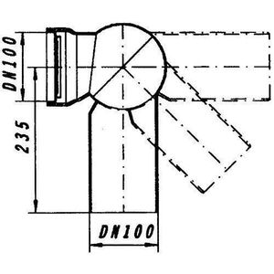 CUVETTE WC SEULE Sanitop-Wingenroth tuyau de raccordement pour cuvette de WC avec joint à rotule blanc 21733 0