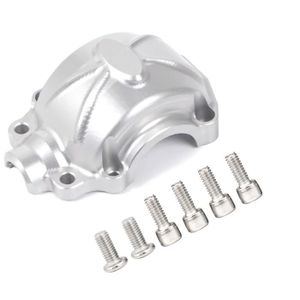 VÉHICULE CIRCUIT Metal CNC Front Gearbox Cover for Traxxas Unlimited 1-7 RC Car,Silver