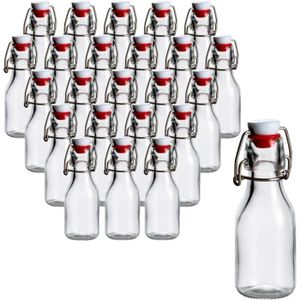 24 Fioles en Verre de 75 ml Mini bouteilles Verre avec Bouchon Mécanique  petite Bouteilles en Verre de Remplissage petites Bou[1021] - Cdiscount  Maison