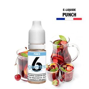 LIQUIDE E-liquide 10ML saveur PUNCH avec 6MG de nicotine (