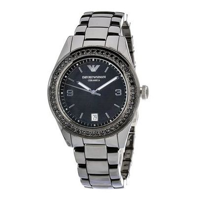 Montre Femme EMPORIO ARMANI AR1423 Noir Achat vente montre Femme Adulte Ceramique Cdiscount