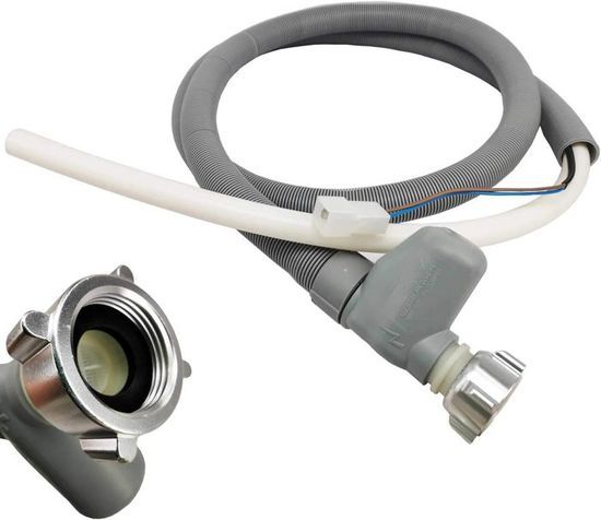VIOKS Aquastop Schlauch Spülmaschine 1,80 m Ersatz für Miele 10499864 7638501 5268990 10499862 7638500 Wasseranschluss Geschirrspüler - Schlauch 3/4 Zoll Wasserstop Spülmaschine Mondia Meteor EuroStar