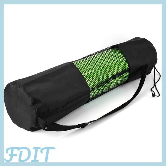 Sac Pour Tapis De Yoga Nizirioo - Bandoulière Réglable, Poches Multiples | Transport Facile, Coton Durable