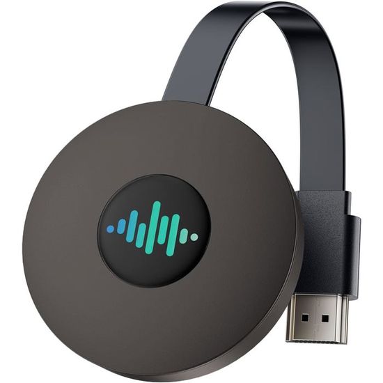 Dongle Miracast 4K 5G Sans Fil HDMI - Compatible IPhone, Android, Mac, AirPlay, DLNA, Partage écran