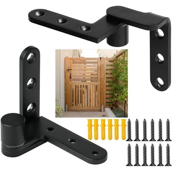 Charnière Pivotante, 2 Pièces Charnière De Porte Pivotante à 360 Degrés