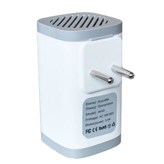 Purificateur D'Air à Ozone - Élimine Odeurs, Formaldéhyde, Allergènes - Pour Maison, Cuisine, Voiture