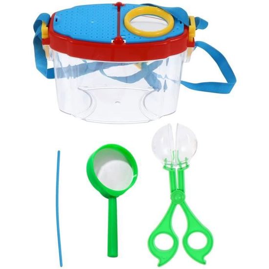 Kit Attrape-Insectes Pour Enfants - Boîte Habitat Avec Loupe, Pince - Exploration Extérieure