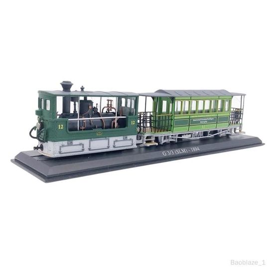 Tramway Miniature échelle HO – 2 Rails – Bleu – Analogique – Sans Boîte