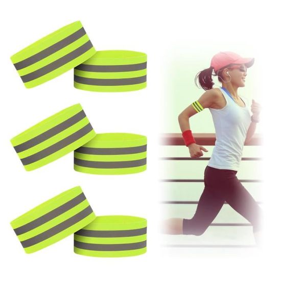 Brassard Réfléchissant 8 Pcs, Sangle de Ceinture pour Sports de Plein Air, Course de Nuit, Cyclisme Brassard Réfléchissant 8 Pcs, Sangle de Ceinture pour Sports de Plein Air, Course de Nuit, Cyclisme