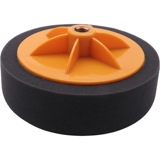 Tampon D'éponge De Polissage M14 Pour Voiture Et Moto - Dureté Moyenne - Pour Meuleuse D'angle Ou Perceuse - Taille 125 Mm
