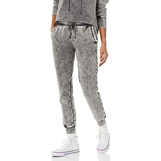 Southpole Pantalon De Jogging En Polaire Pour Homme, Gris Chiné