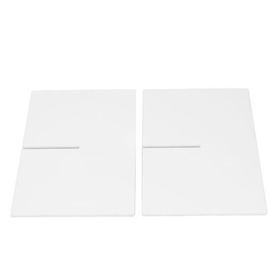 Support de Livre en Acrylique, Support de Plaque, Présentoir de Livre, Support de Chevalet pour Afficher des Tablettes, Journaux, Magazines, Cahiers(Le noir