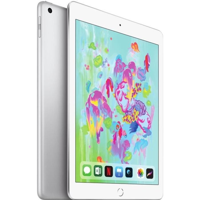 Apple 9 7 Ipad Retina 6ème Génération Wifi Cellulaire 32go Argent Cdiscount Informatique