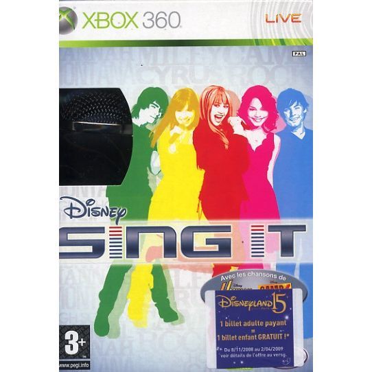 Pack Disney Sing It Camp Rock + Micro / Jeu Consol