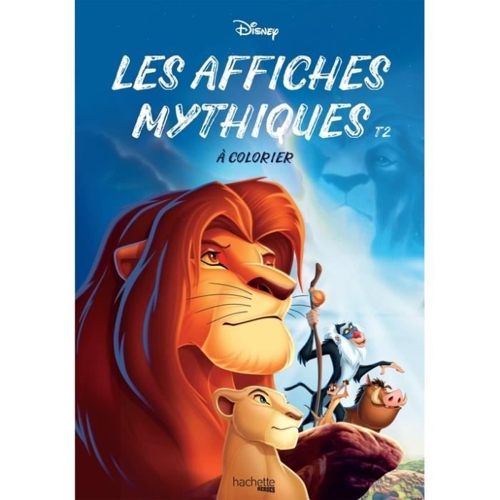 Les Affiches Mythiques Disney A Colorier Tome 2 Achat Vente Livre Parution Pas Cher Cdiscount