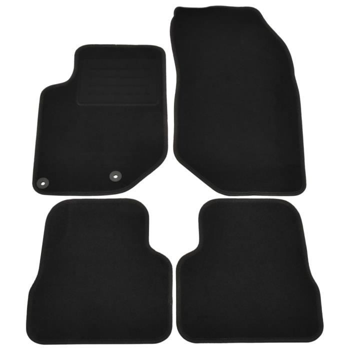Ensemble de tapis d'auto 4 pcs pour Citroën DS3 Crossback -JID