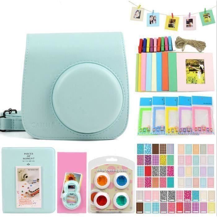 7en1 Film Instantané Accessoires pour Fujifilm Instax Mini 9 Bleu Givré
