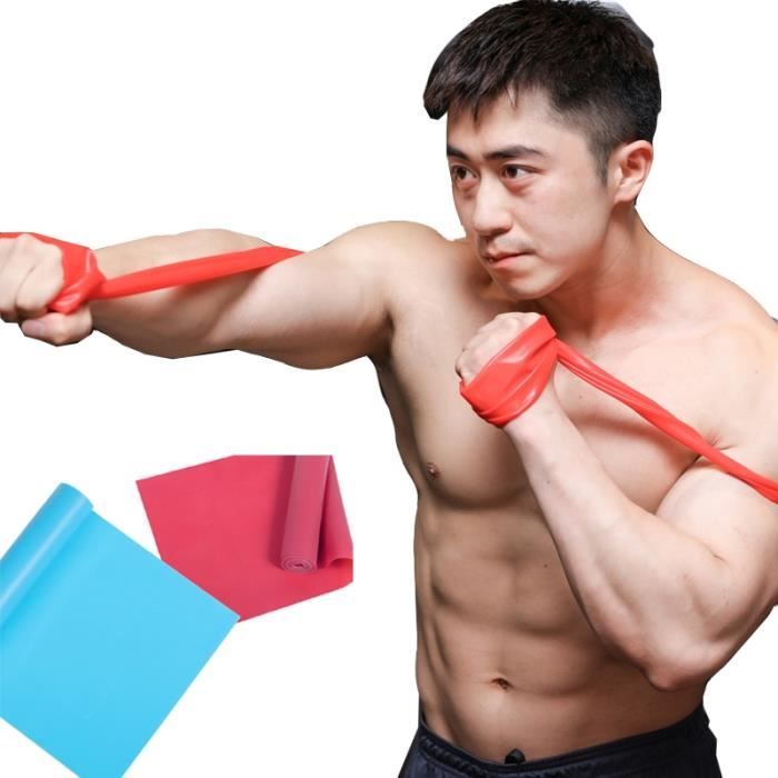 Color Rouge Bande de Résistance Élastique Pour Boxe, Entraînement de Vitesse, Air Mma Sanda Boxer, Corde de