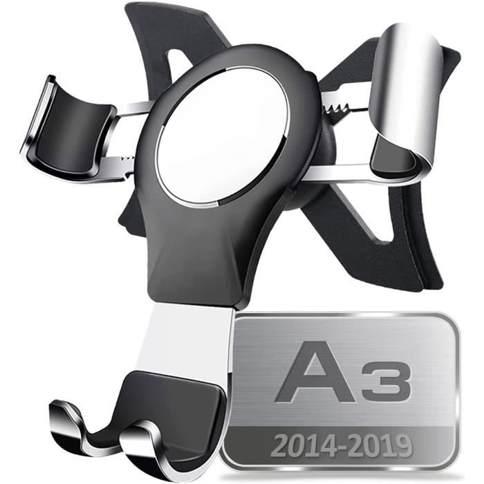 AYADA Support Téléphone Compatible avec A3 8V, Porte Telephone Phone Holder Gravity Auto Lock S3 2013 2014 2015 2016 2017 2018 2019