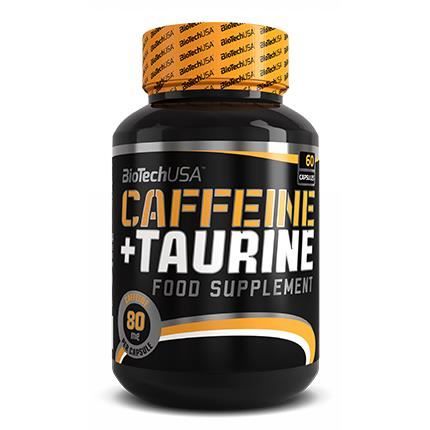 Caffeine + Taurine (60Caps) Biotech USA