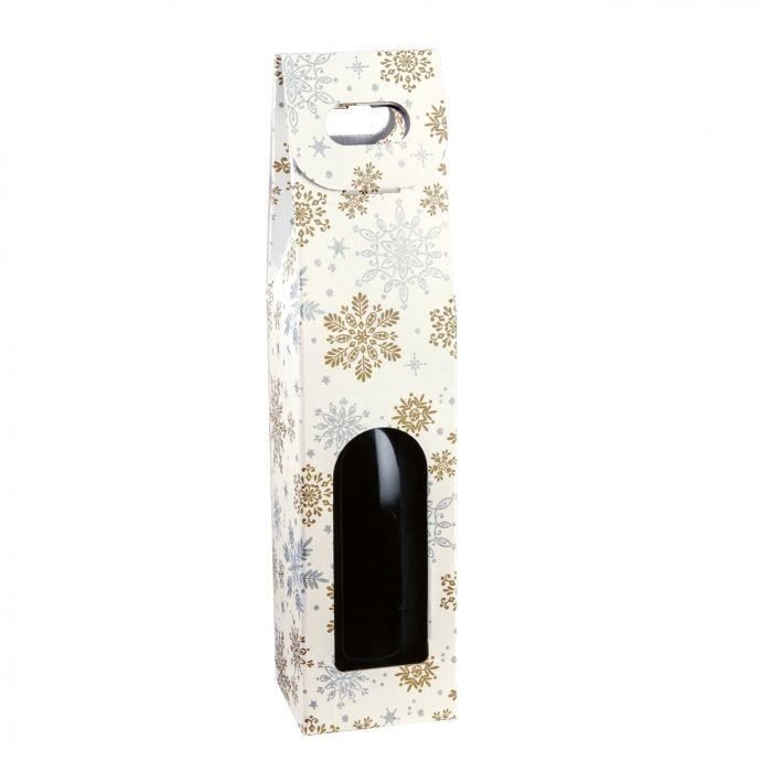 CLASSWINE Etui kraft à fenêtre pour 1 bouteille