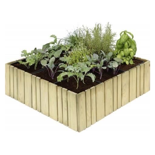 Carré potager VERTIKAL 80 - 9 bacs