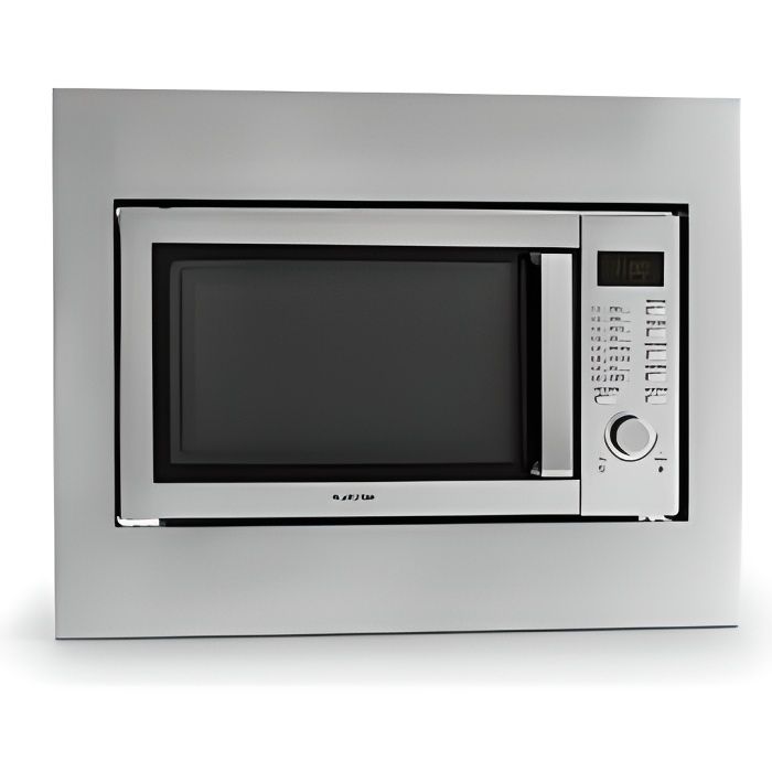 Klarstein Steelwave - Four à micro-ondes de 23L, puissance de 800W et grill 1000W + set pour encastrement