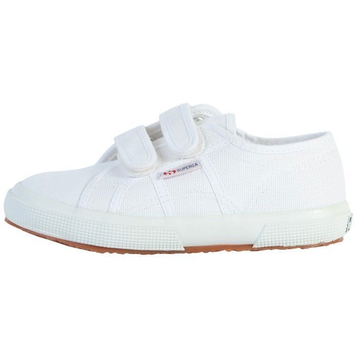 SUPERGA Baskets 2750 Velcro Blanc Enfants